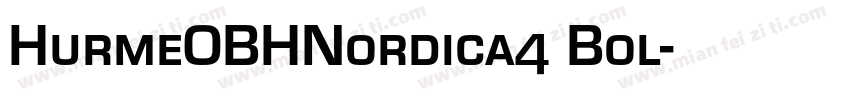 HurmeOBHNordica4 Bol字体转换